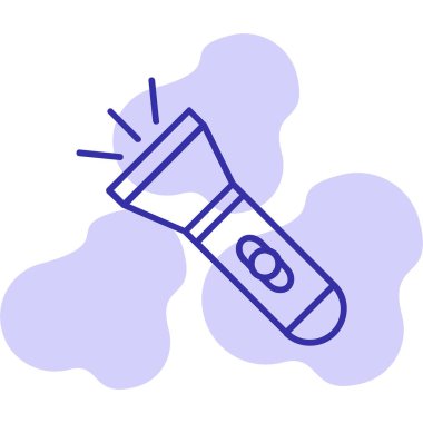 el feneri. Web simgesi basit illüstrasyon