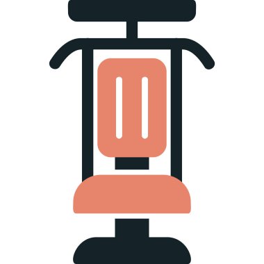 Modern Gym Machine simgesinin vektör çizimi         