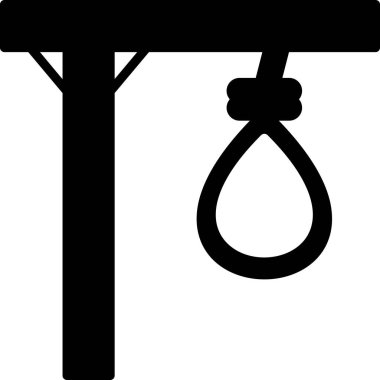 Gallow web simgesi, vektör illüstrasyonu