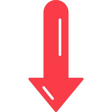 aşağı ok simgesi, vektör illüstrasyon tasarımı 