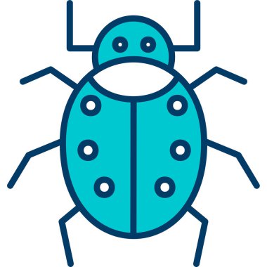 Böcek. Web simgesi basit illüstrasyon 