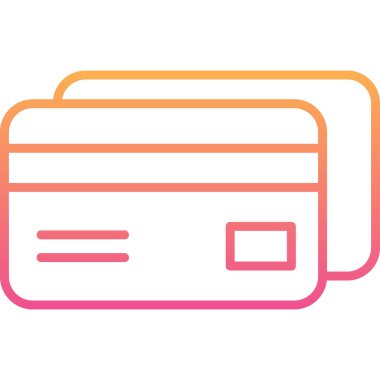 Kredi kartı iyonunun vektör çizimi