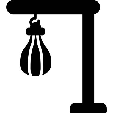 Bir Kum Torbası simgesinin vektör illüstrasyonu