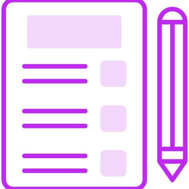 Yapılacaklar listesi. Web simgesi basit tasarım 