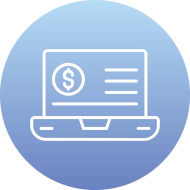 Eğilim biçimi izole edilmiş arka planda mali simge 