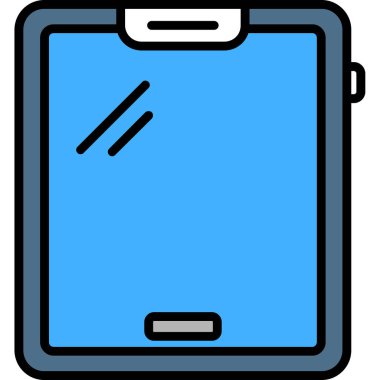 tablet. Web simgesi basit illüstrasyon 