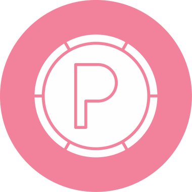 Web simgesi Otopark, illüstrasyon vektör