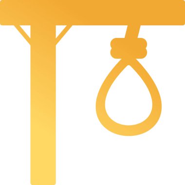 Gallow web simgesi, vektör illüstrasyonu