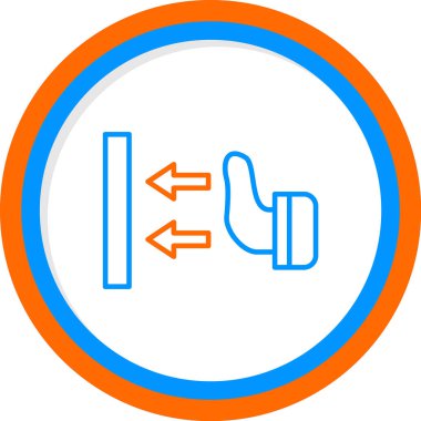 Simgeye bas. düz tasarım biçimi  