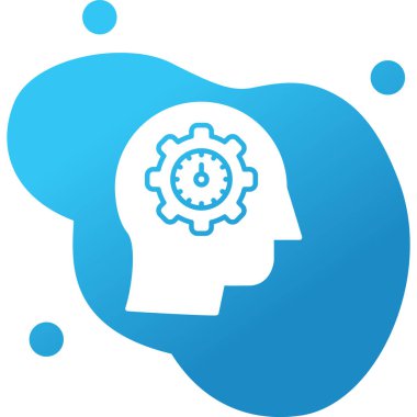 öz farkındalık simgesi, vektör illüstrasyonu basit tasarım