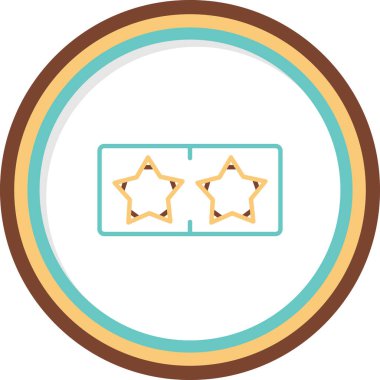 Yıldız Derecelendirme Ağı simgesi, vektör illüstrasyonu