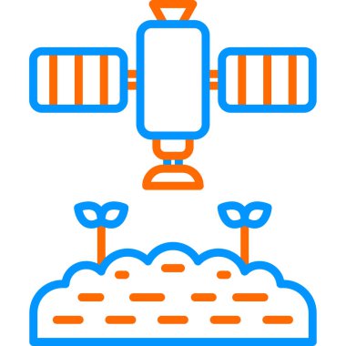 Gübre ağı simgesi, vektör illüstrasyonu