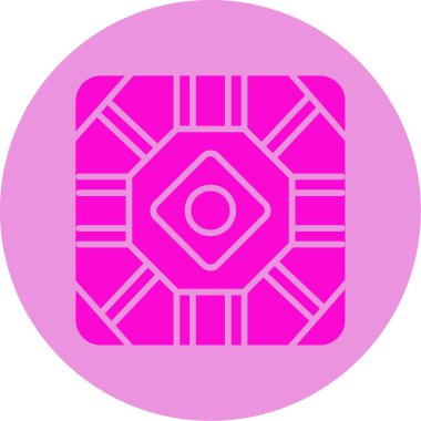 Döşeme. Web simgesi basit illüstrasyon