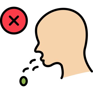  Web simgesi vektör illüstrasyonunu tükür 