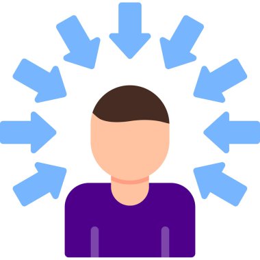 Sosyal baskı simgesi, vektör illüstrasyonu.