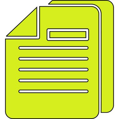 dokümanlar web simgesi vektör illüstrasyonu