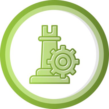 Strateji Simgesi Vektör illüstrasyonu 