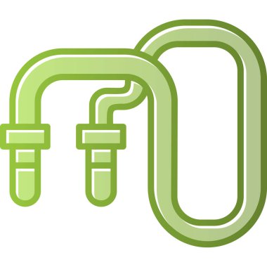 Halat düzlüğü simgesi, vektör illüstrasyonu 