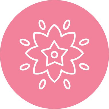 Yıldız web simge vektör çizim 