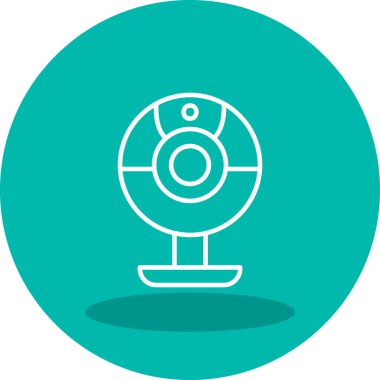 Web kamera simge vektör çizim