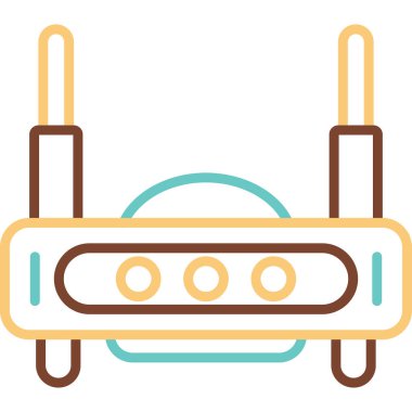 Yönlendirici. Web simgesi basit illüstrasyon 