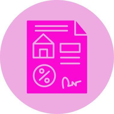 Özellik belgesi simgesinin vektör illüstrasyonu