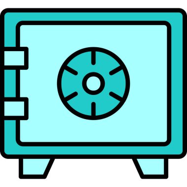 güvenli simge vektör illüstrasyonu 