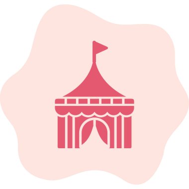 Sirk çadırının vektör çizimi