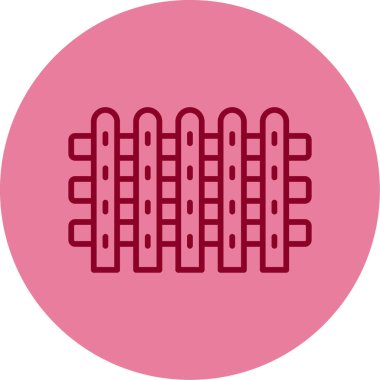 Çitin vektör illüstrasyonu