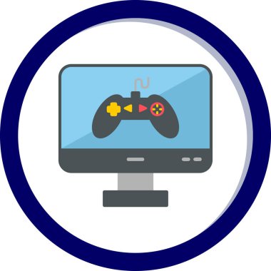 oyun simge vektör çizim 