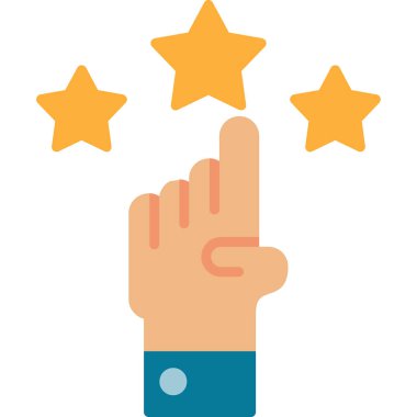 Saygınlık web simgesi, vektör illüstrasyonu