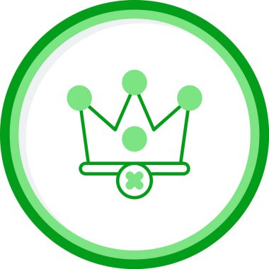 İtibar kaybı web simgesi, vektör illüstrasyonu