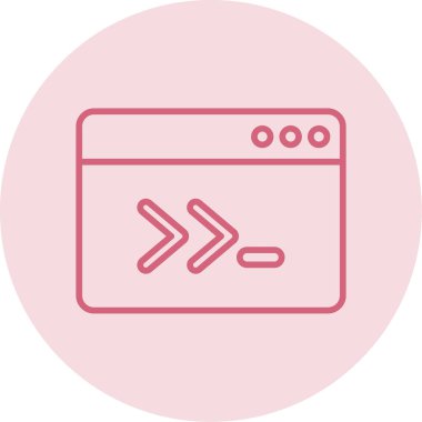 Ssh kod simgesi, vektör illüstrasyonu