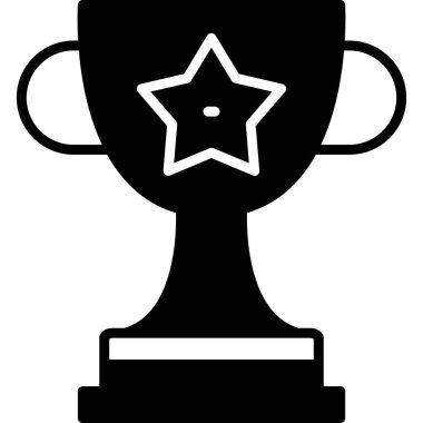 Kupa. Web simgesi basit illüstrasyon 