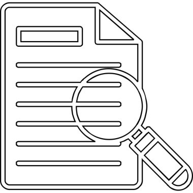 Yazılı kayıtlar ve büyüteçle filoloji kavramı, düz stil vektör illüstrasyonu