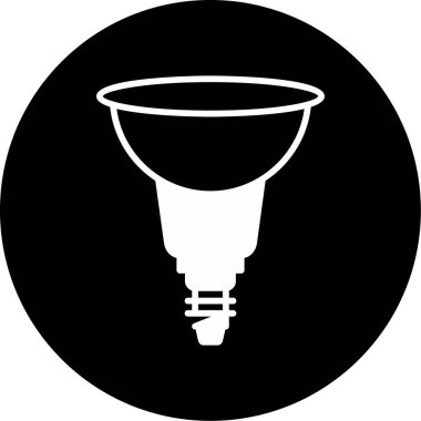 Yansıtıcı ağ simgesi, vektör illüstrasyonu