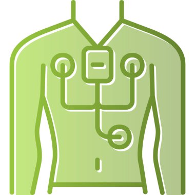 Telemetri web simgesi vektör illüstrasyonu