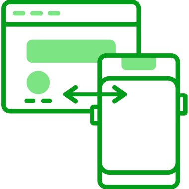 Web simgesi vektör illüstrasyonunu transfer et 