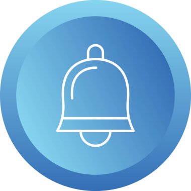 çan web simgesi, vektör çizim 