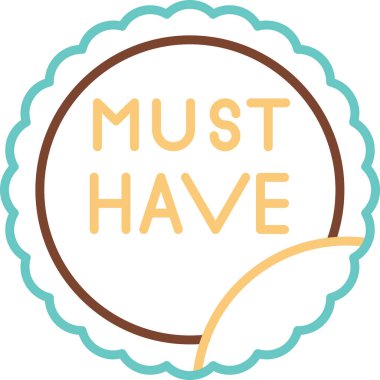 metin içeren pul, düz simge, vektör illüstrasyonuName