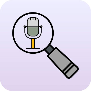 Podcast vektör illemesini ara