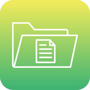 dosya dizini vektör illüstrasyonu