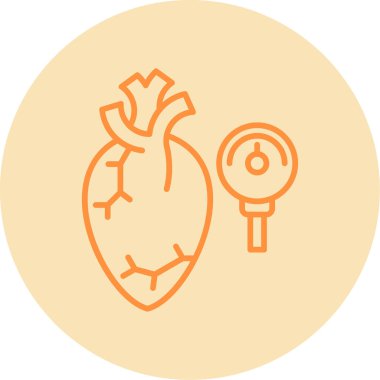 Tansiyon ikonu vektör illüstrasyonu           