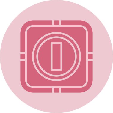 güç düğmesi vektör illüstrasyonu 