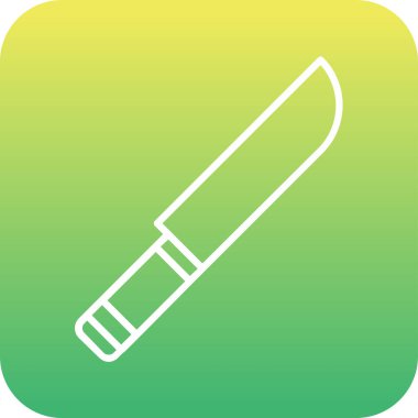 Bıçak. Web simgesi basit illüstrasyon 