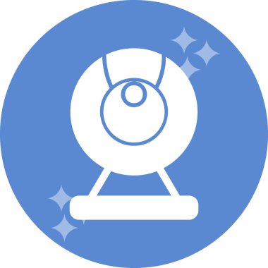 Web kamera simge vektör çizim