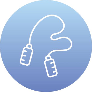 atlama ipi web simgesi, illüstrasyon vektör