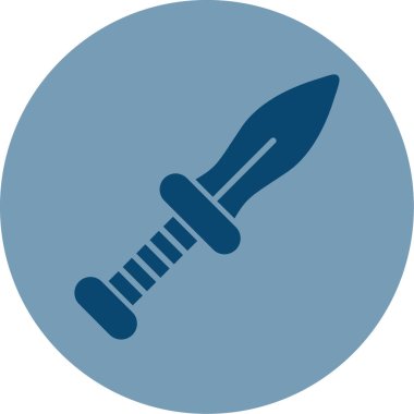 Hançer. Web simgesi basit illüstrasyon 