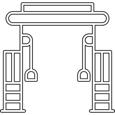 Cable Crossover Web simgesi basit illüstrasyonuName