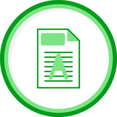 Filigran web simgesi vektör illüstrasyonu